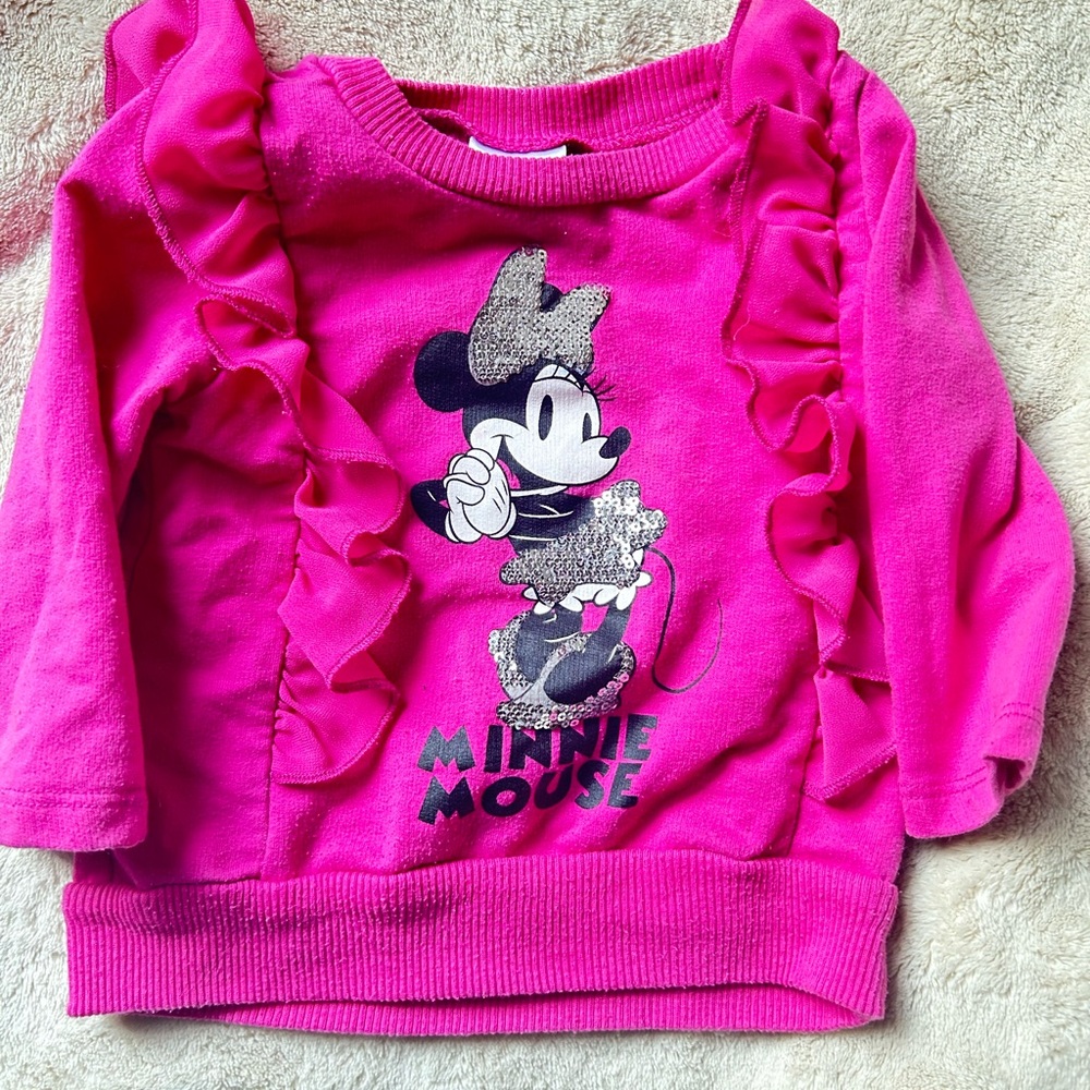 Disney Minnie Mouse Sweater Size 12 months